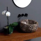 Moderne aanrecht keramische wastafel gemaakt in Italië door Elisa Viadurini