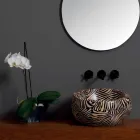 Moderne aanrecht keramische wastafel gemaakt in Italië door Elisa Viadurini