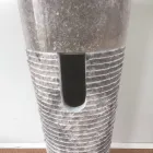 Wastafel met conische kolommen van natuursteen Iga, uniek stuk Viadurini