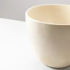 Conische aanrechtspoelbak van handgedraaid vuurklei - Orbite Viadurini