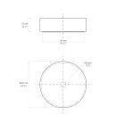 Aanrechtwastafel voor de badkamer van porselein, gemaakt in Italië - Envelop Viadurini