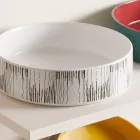 Aanrechtwastafel voor de badkamer van porselein, gemaakt in Italië - Envelop Viadurini