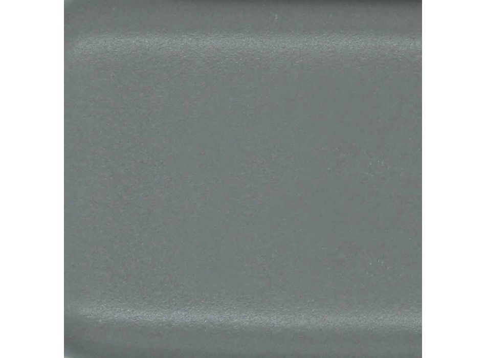 Bolvormige wastafel in gekleurde keramische tegels Viadurini