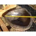 Artisan aanrecht wastafel in modern rivier natuursteen - Aurea Viadurini