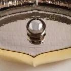 Countertop keramische en gouden aanrecht wastafel gemaakt in Italië Oscar ontwerp Viadurini