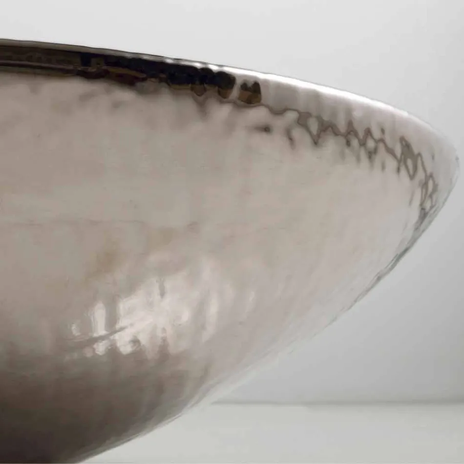 Design keramische wastafel zilver made in Italy Glossy Viadurini