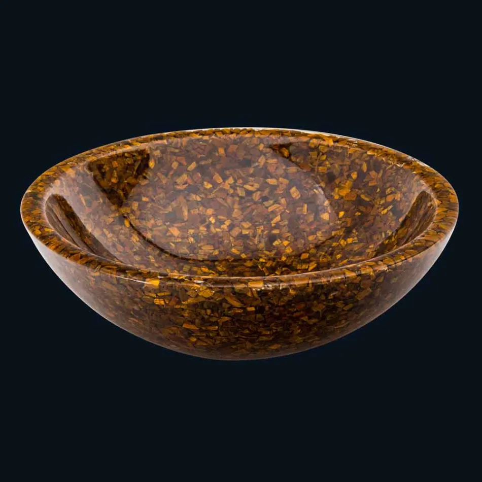 designer wastafel met stenen inserts oog OAE Tiger Viadurini