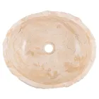 Design aanrecht wastafel handgemaakt in erosi marmer, Busseto Viadurini