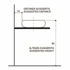 Gouden raku design aanrecht wastafel gemaakt in Italië, Ramon Viadurini