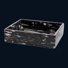 Wastafel ontwerp ondersteunend marmer Ozzy, eendelig Viadurini