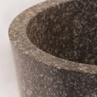 Design aanrecht wastafel in grijs natuursteen Zhen Viadurini