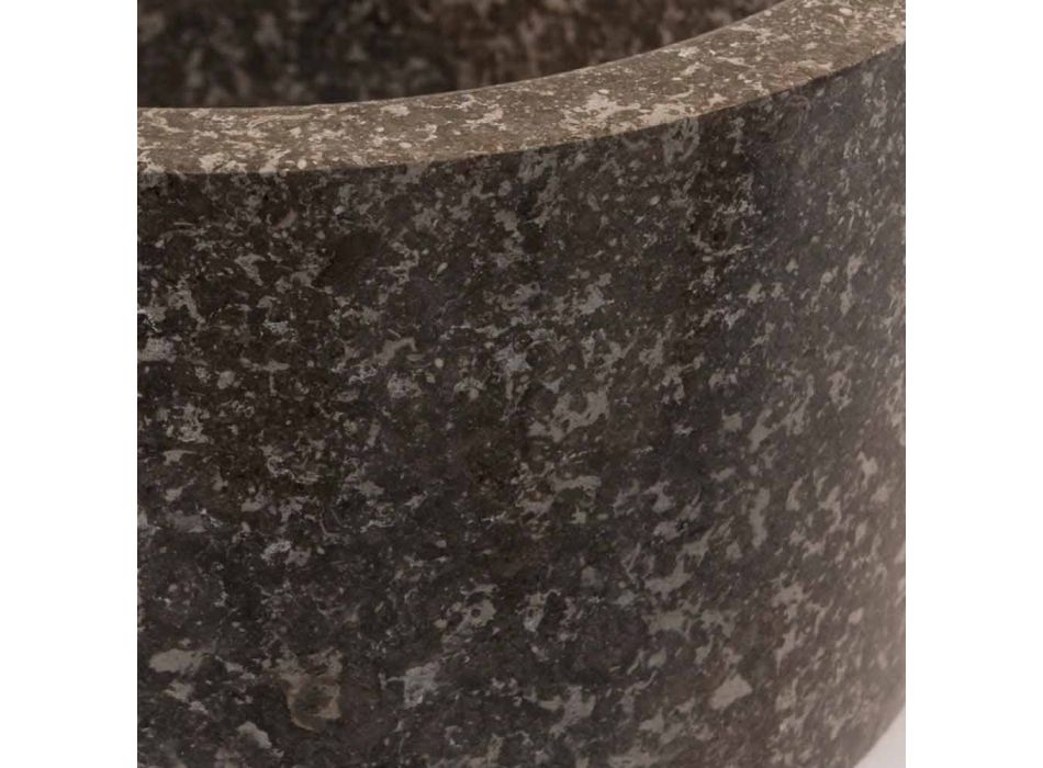 Design aanrecht wastafel in grijs natuursteen Zhen Viadurini