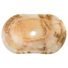 Design wastafel in Lana onyx steen, handgemaakt Viadurini