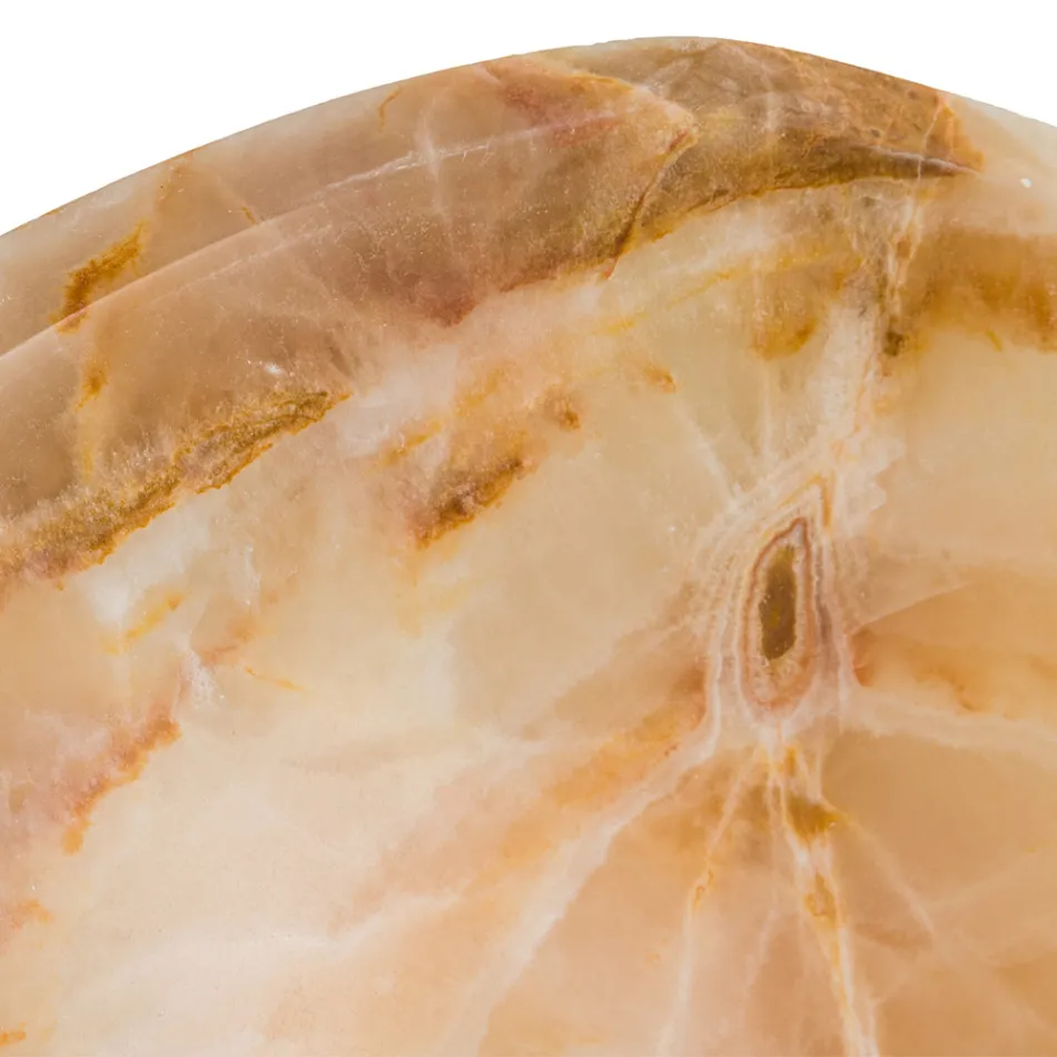 Design wastafel in Lana onyx steen, handgemaakt Viadurini