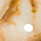 Design wastafel in Lana onyx steen, handgemaakt Viadurini