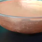 Design aanrechtwastafel in transparante hars en koper - Salvatore Viadurini