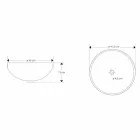 Design aanrechtwastafel in transparante hars en koper - Salvatore Viadurini