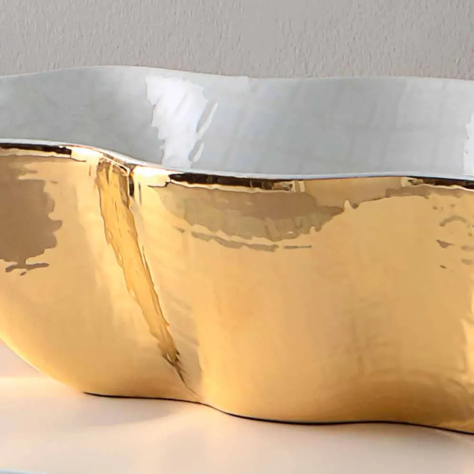 Moderne design keramische wastafel gemaakt in Italy Cube Viadurini