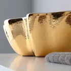 Moderne design keramische wastafel gemaakt in Italy Cube Viadurini