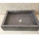 Jeff designwastafel uit één stuk in natuursteen Viadurini