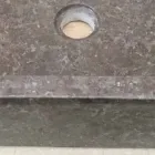 Jeff designwastafel uit één stuk in natuursteen Viadurini