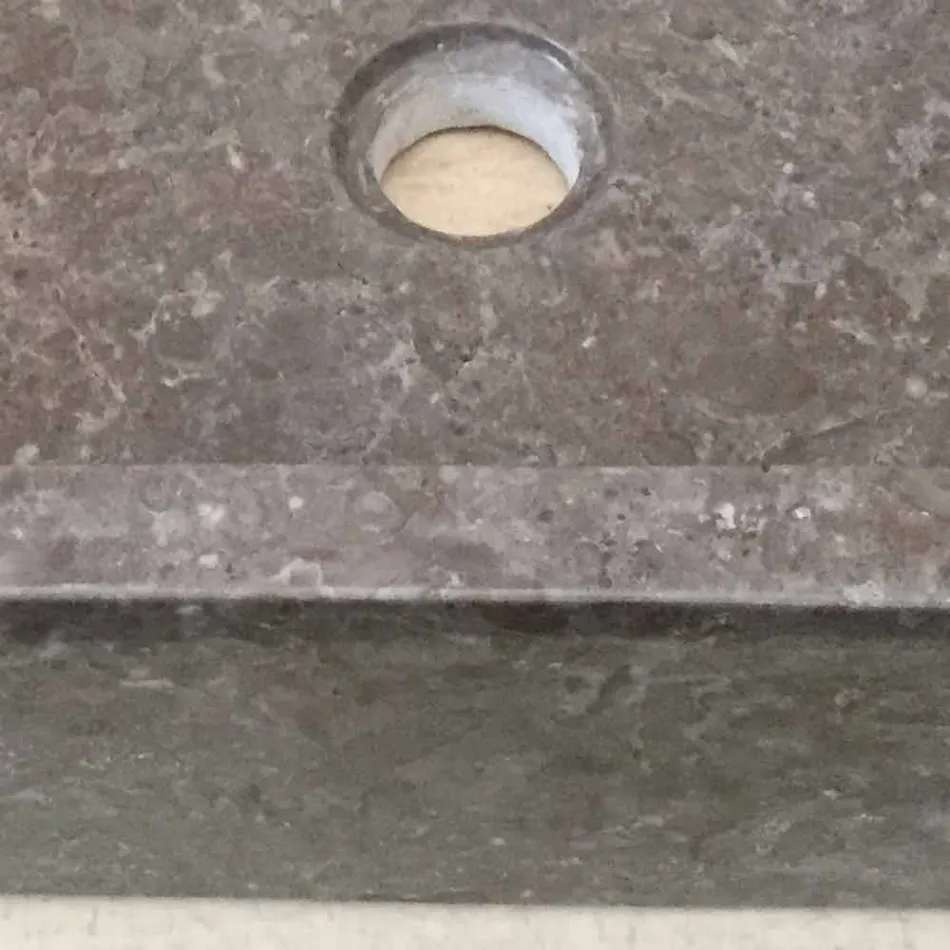 Jeff designwastafel uit één stuk in natuursteen Viadurini