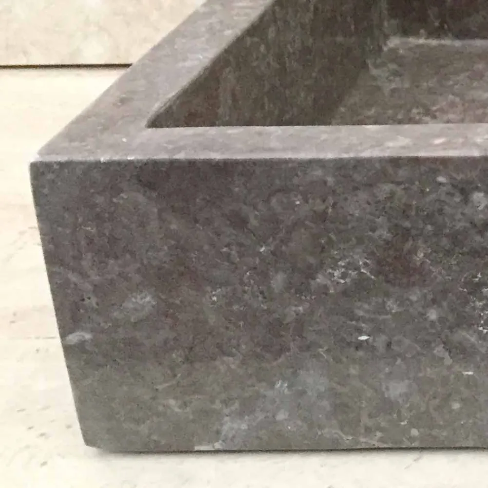 Jeff designwastafel uit één stuk in natuursteen Viadurini