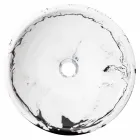 Ronde opzetwastafel in hars, Bussoleno Viadurini