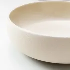 Handgedraaide aanrechtwastafel van licht of donker Raku-klei - Prisma Viadurini