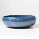 Raku klei aanrechtblad spoelbak met metallic craquelé glans - Prisma Viadurini