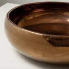 Handgedraaide metalen Raku klei aanrechtwastafel - Prisma Viadurini