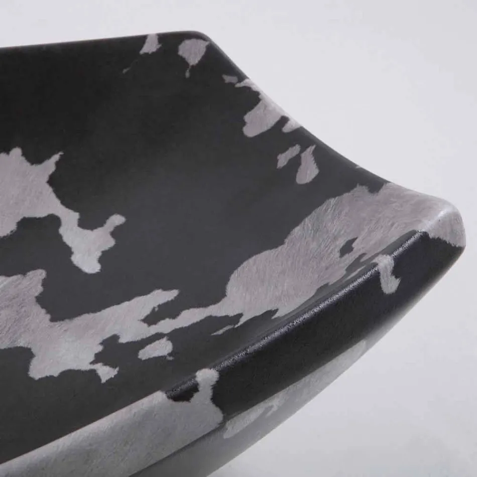 Aanrecht wasbak in gespikkelde keramiek van ontwerp gemaakt in Italië Laura Viadurini