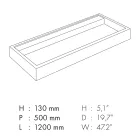 Aanrecht wastafel in porseleinen aardewerk met marmereffect Made in Italy - Cervia Viadurini