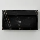 Aanrechtwastafel van marmerlook porselein, gemaakt in Italië - Cervia Viadurini