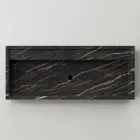 Aanrecht wastafel in porseleinen aardewerk met marmereffect Made in Italy - Cervia Viadurini