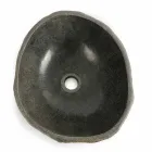 Aanrecht wastafel in natuurlijke riviersteen Agra Viadurini