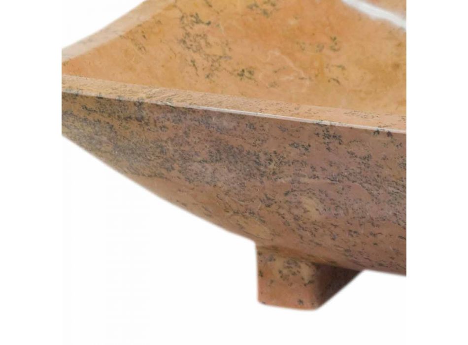 Iria wastafel in natuursteen, 50x30x16 cm Viadurini