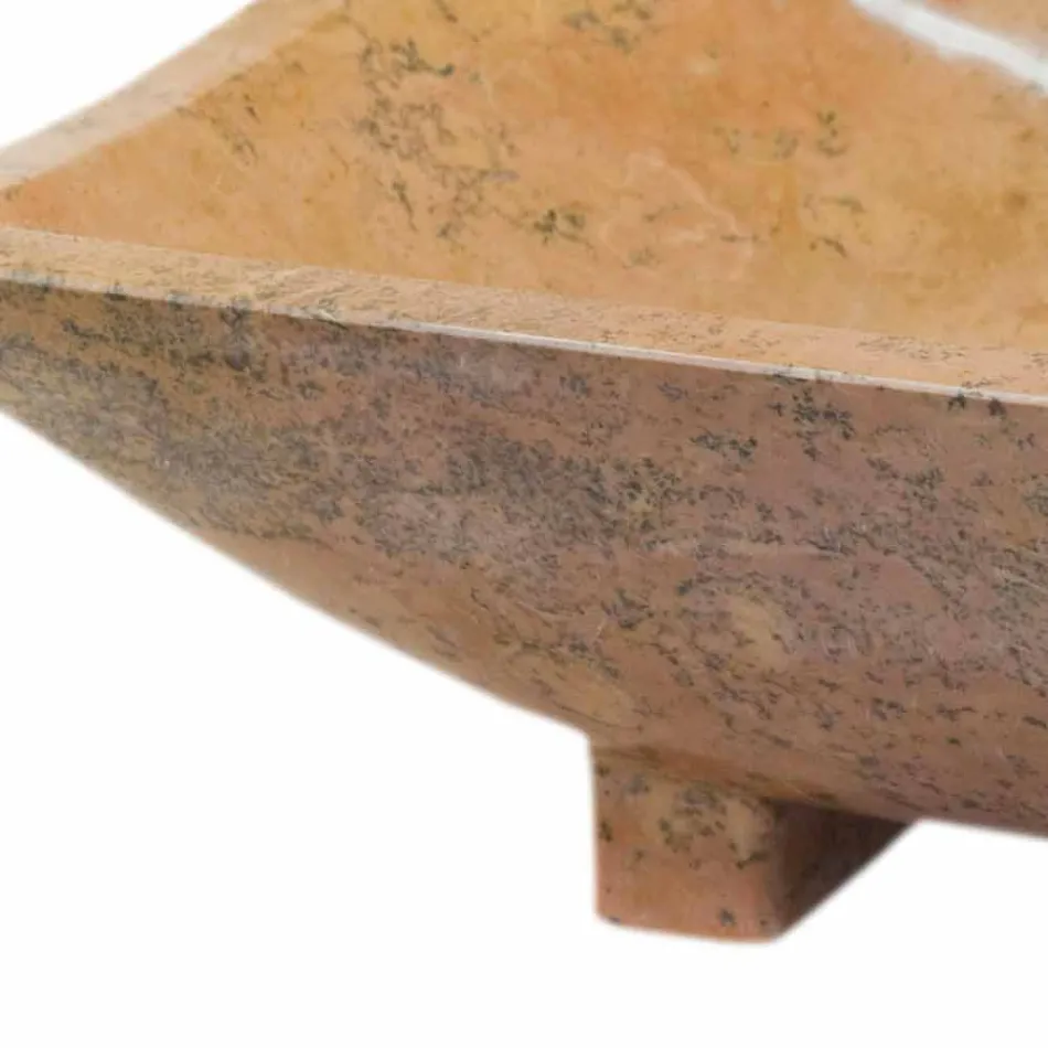 Iria wastafel in natuursteen, 50x30x16 cm Viadurini