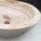 Aanrecht natuursteen wasbak, uniek stuk, Ana Viadurini