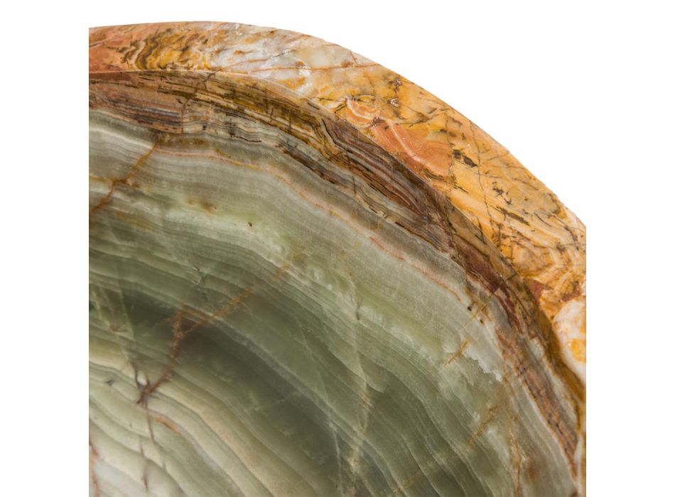 Aanrecht wastafel in Leila onyx steen, uniek handgemaakt stuk