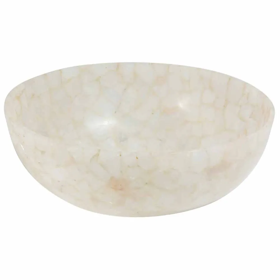 Wastafel in Tala kristalkwarts, stuk handgemaakte Viadurini