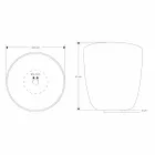 Aanrechtwastafel in hars en mineraalpoeder in de vorm van een emmer - emmer Buck Viadurini