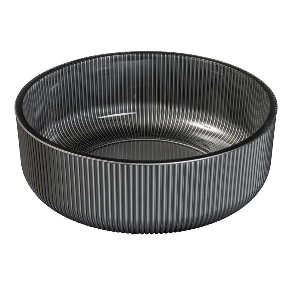 Aanrechtbladspoelbak van met hars gecoat en geverfd Venetiaans glas - Excelsior Viadurini