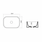 L35 cm Made in Italy Keramische aanrecht wastafel Leivi Viadurini