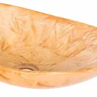 Moderne handgemaakte hars aanrecht wastafel - Malegno Viadurini