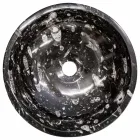 Moderne marmeren aanrecht wastafel met fossielen - Mesagne Viadurini