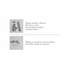 Rechthoekige keramische aanrechtwastafel Made in Italy - Act Viadurini