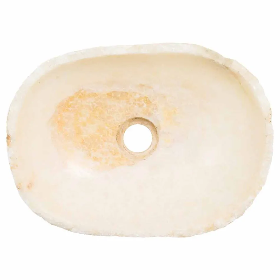 Handgemaakte Onyx Stone aanrecht wastafel - Barolo Viadurini