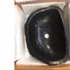 Aanrecht één werkstukhouder Hassan basalt Viadurini