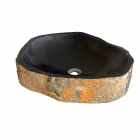 Wastafel Ondersteunende Piece in Basalt Hassan Viadurini